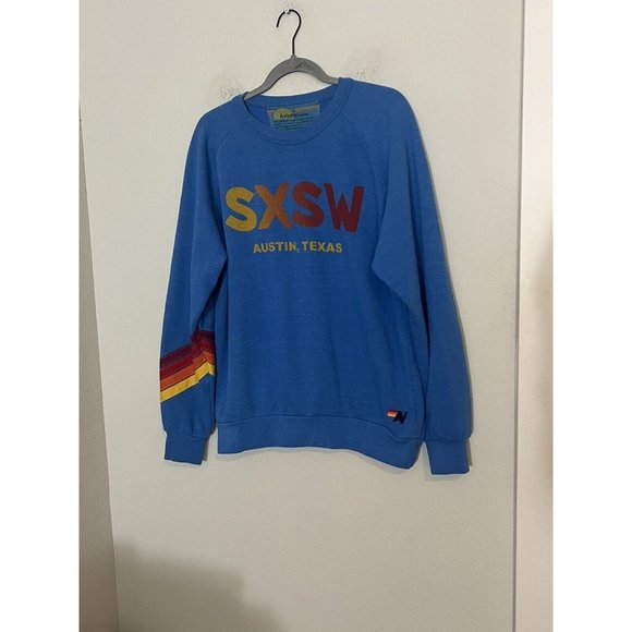 Aviator Nation Blue SXSW Sweatshirt - Picture 1 of 15